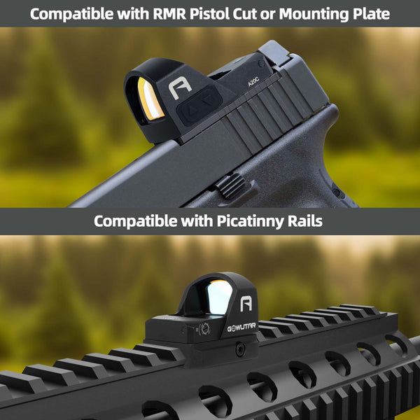 A20C RMR Footprint Multiple Reticles Red Dot Sight 2 MOA Dot 38 MOA Circle Pistol Reflex Sight