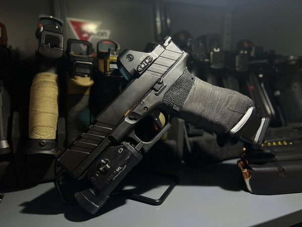 GOWUTAR GP-9 Large Window Red Dot Sight - 6 MOA RMR Footprint Red Dot Optics - 7075 Aluminum Motion Awake Pistol Reflex Sights